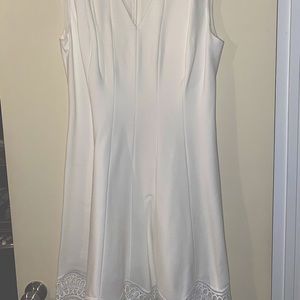 Ellie Tahari White Fit & Flare Dress HEIDI size: 16 NWT